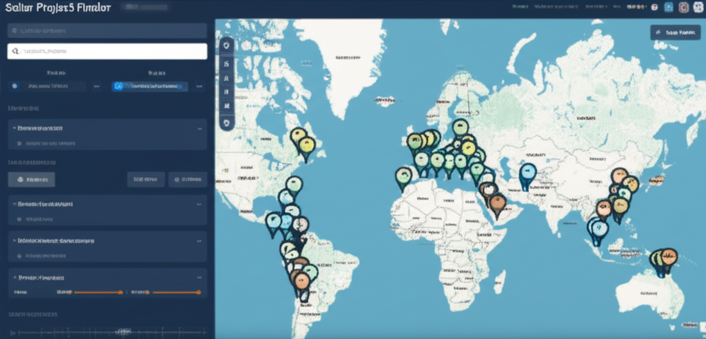 Arkos Solar Project Finder UI